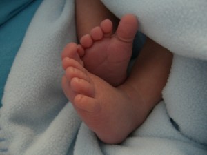 Baby Hayden's cute little feet