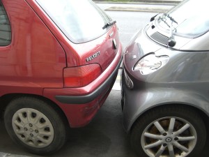 Space between vehicles is negligible