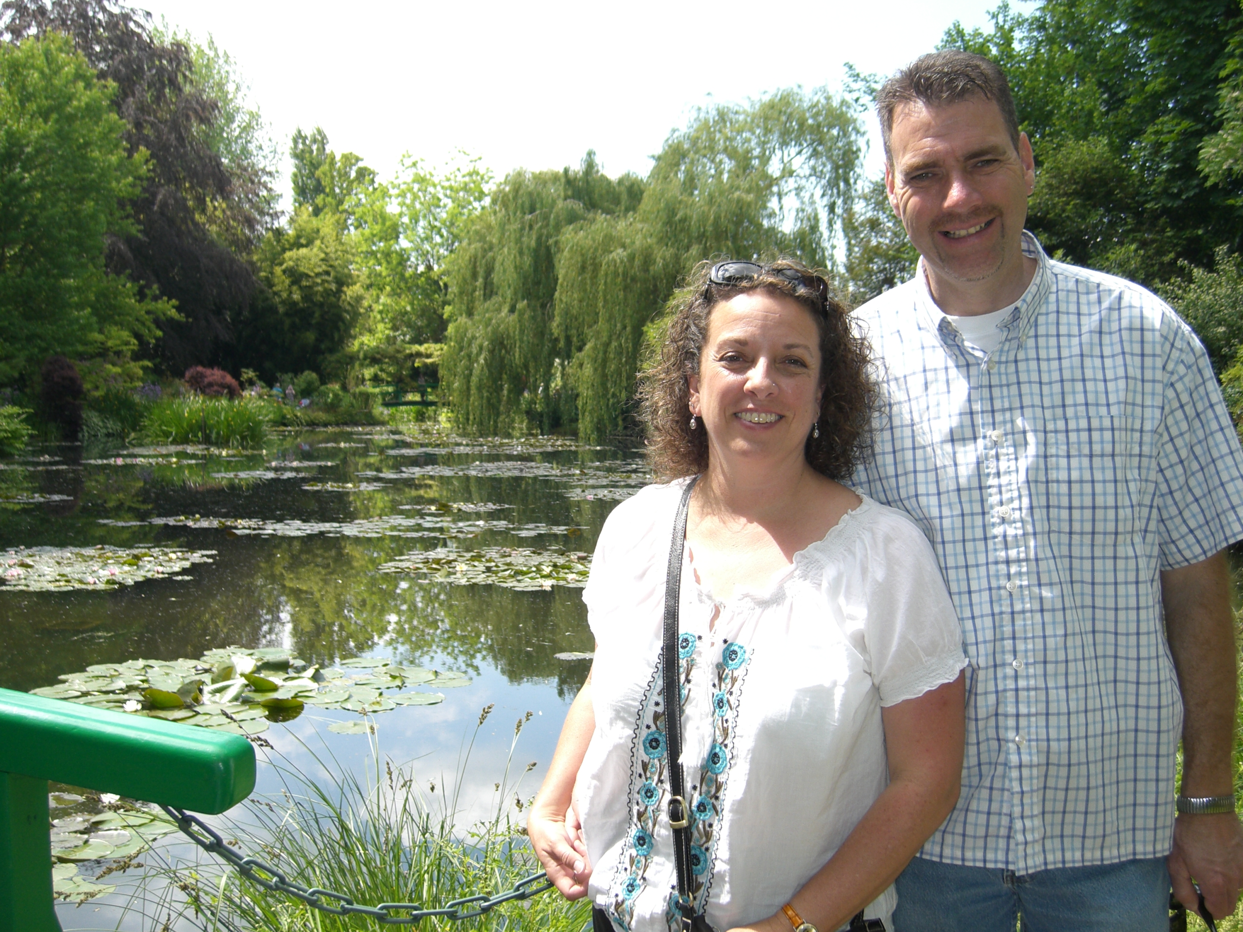 at monet's water lilly pond