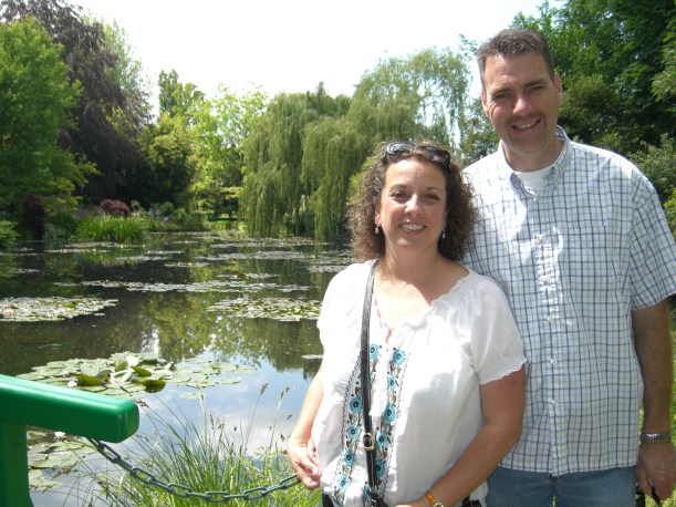 at monet's water lilly pond